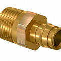 1135757 USYSTEMS штуцер с наружной резьбой латунный для труб PE-Xa 32-R1"НР, тип 1 '20Ф