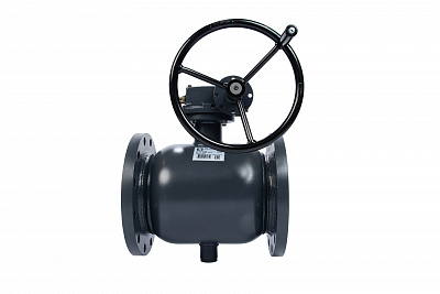 065N0361GR RJIP Premium Кран шаровой FF DN250 PN25 WG (фланцевый, с редуктором, С/П), Ридан